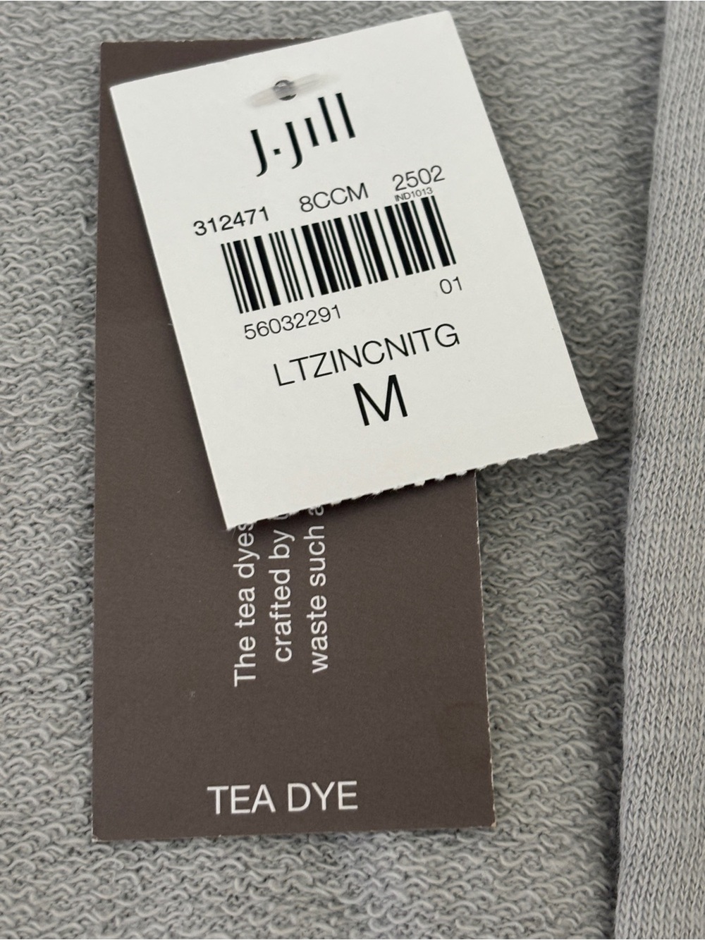 Pure Jill Gray Open Hooded Cardigan - Picture 3 of 5